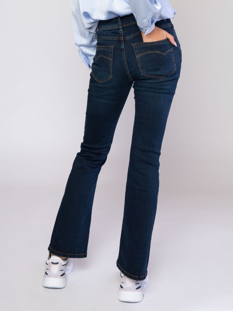 Sylvie Flare Dark Blue