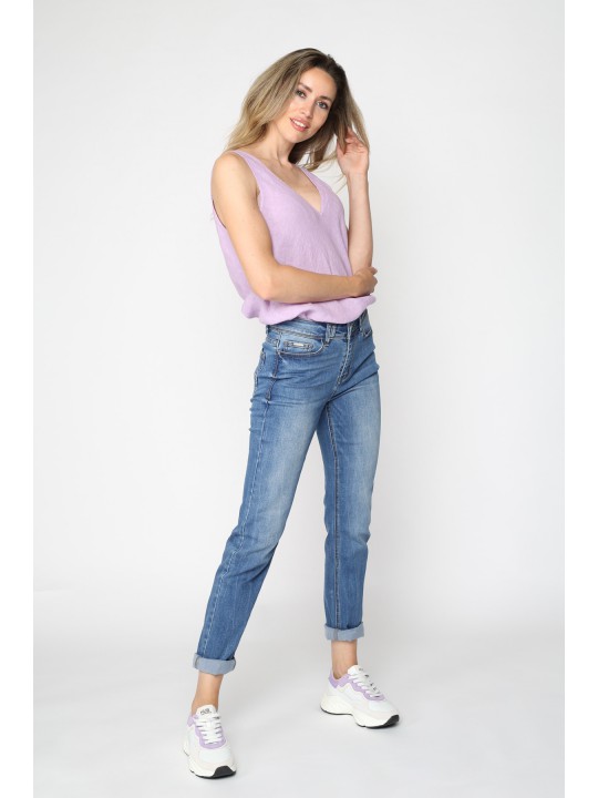 Sylvie Straight Medium Blue