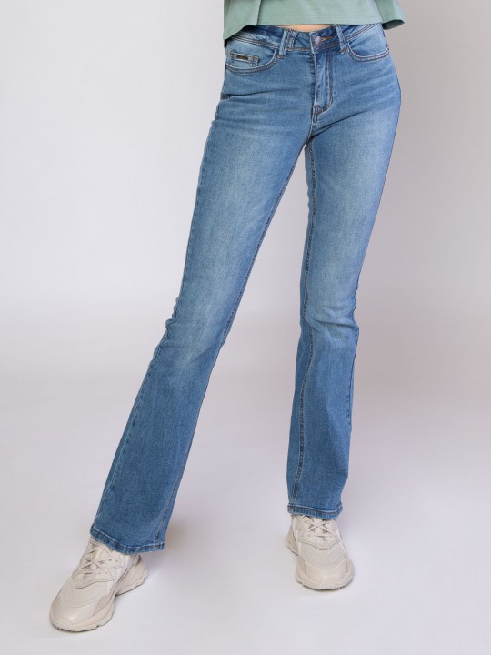 Sylvie Flare Light Blue