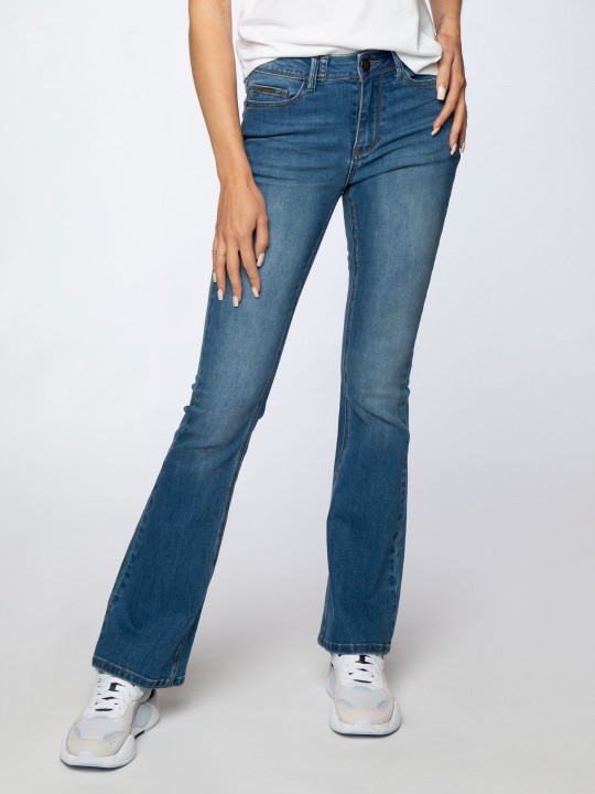 Sylvie Flare Medium Blue
