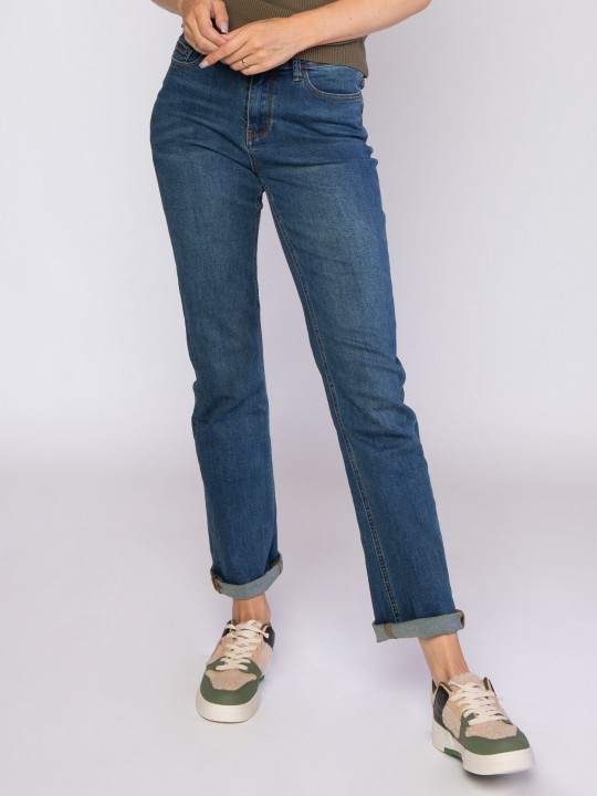 Sylvie Straight Medium Blue