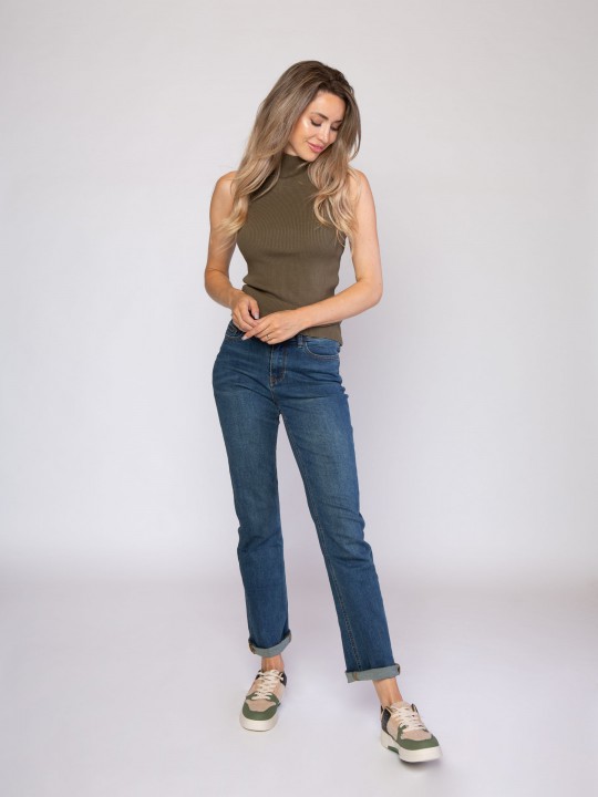 Sylvie Straight Medium Blue
