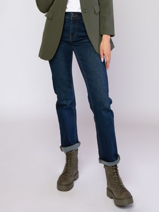 Sylvie Straight Dark Blue