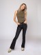 Sylvie Flare Black Coated